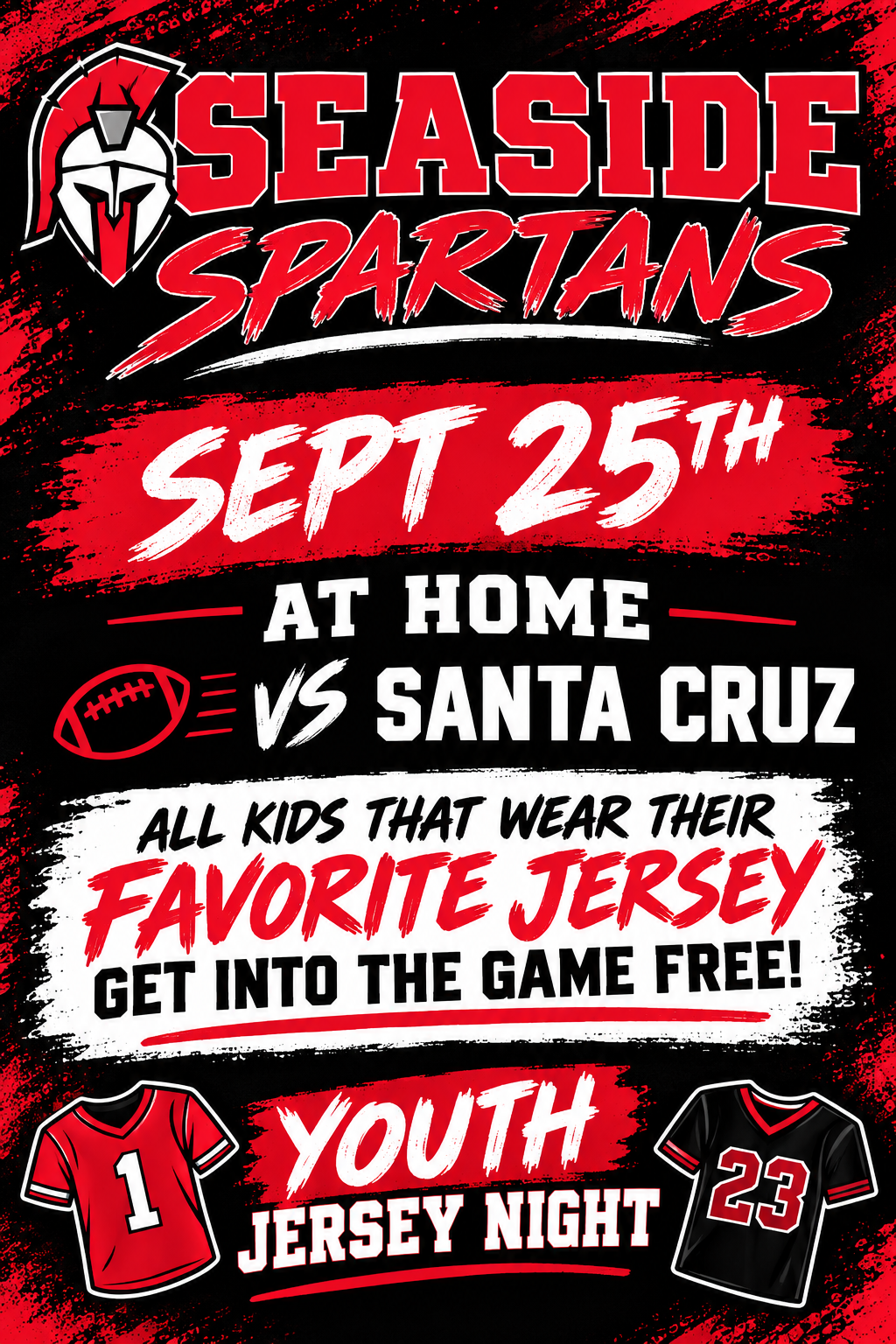 September 25th Seaside vs. Santa Cruz 