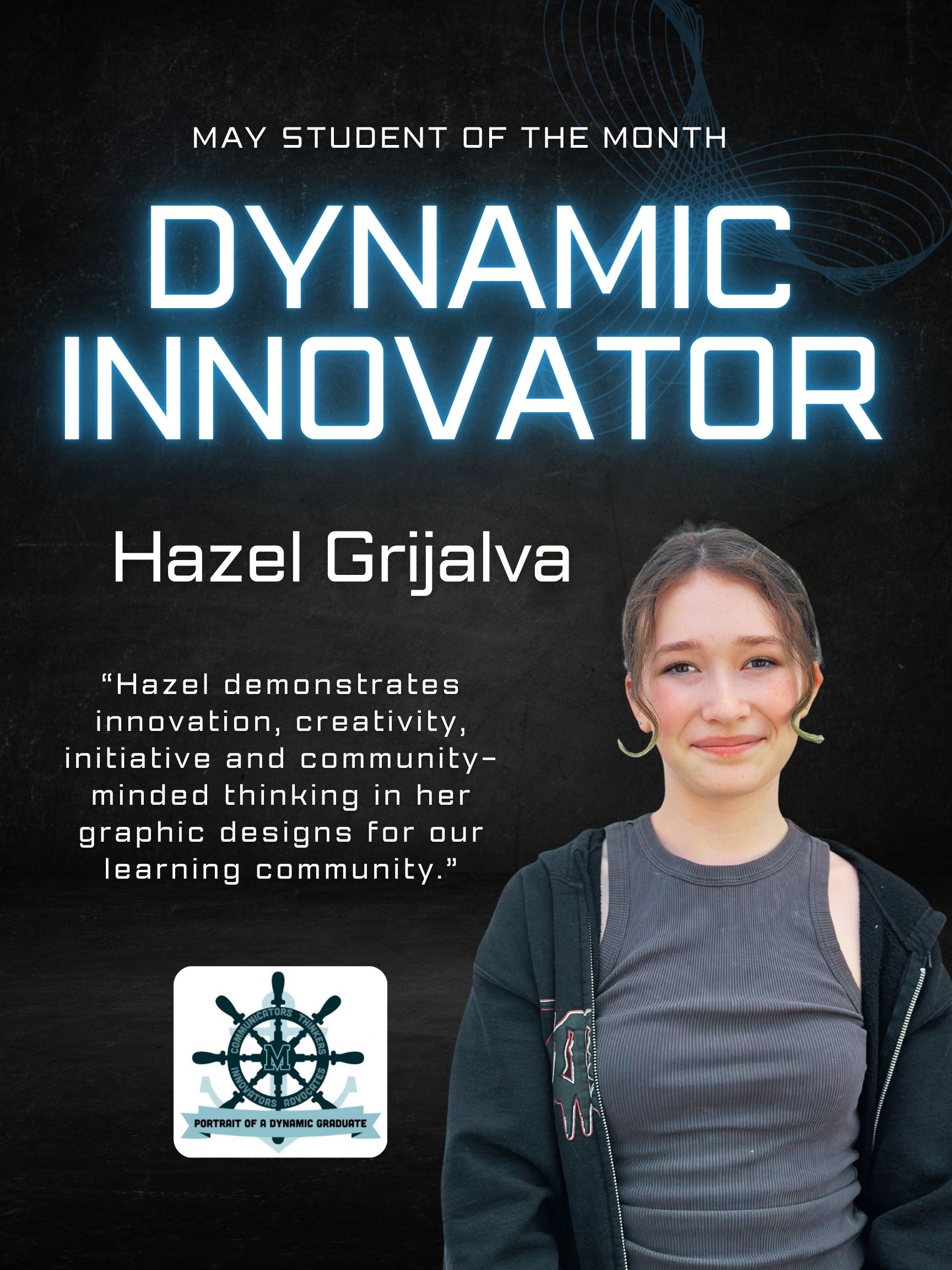 Congrats May MS Student of the Month: Hazel Grijalva