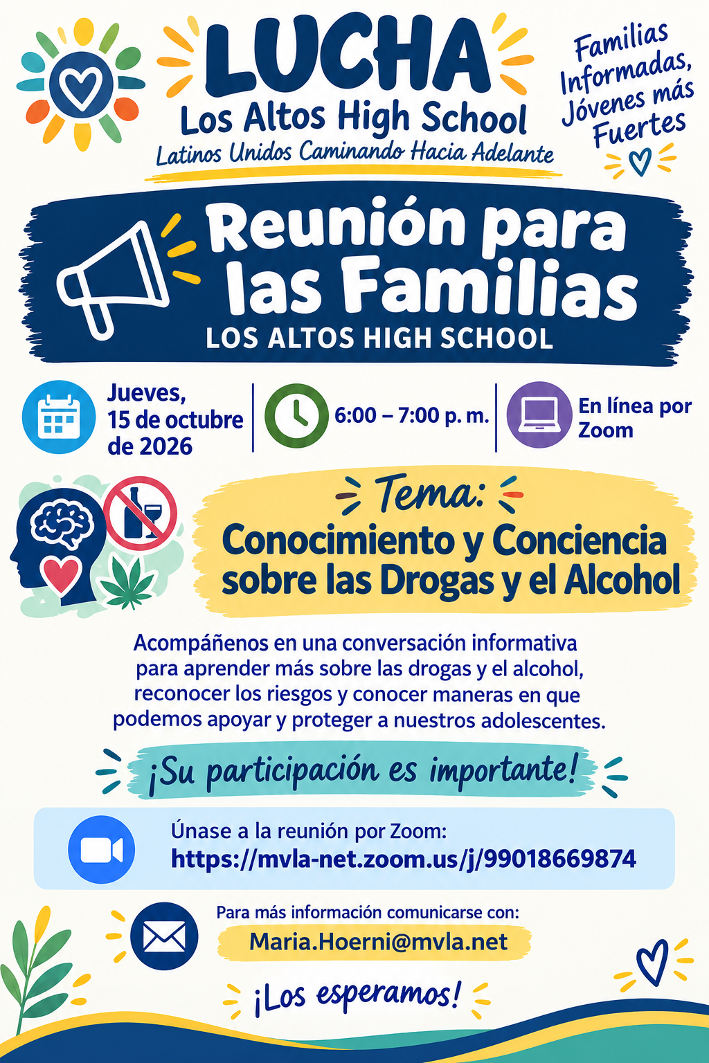 Reunion mañana por Zoom