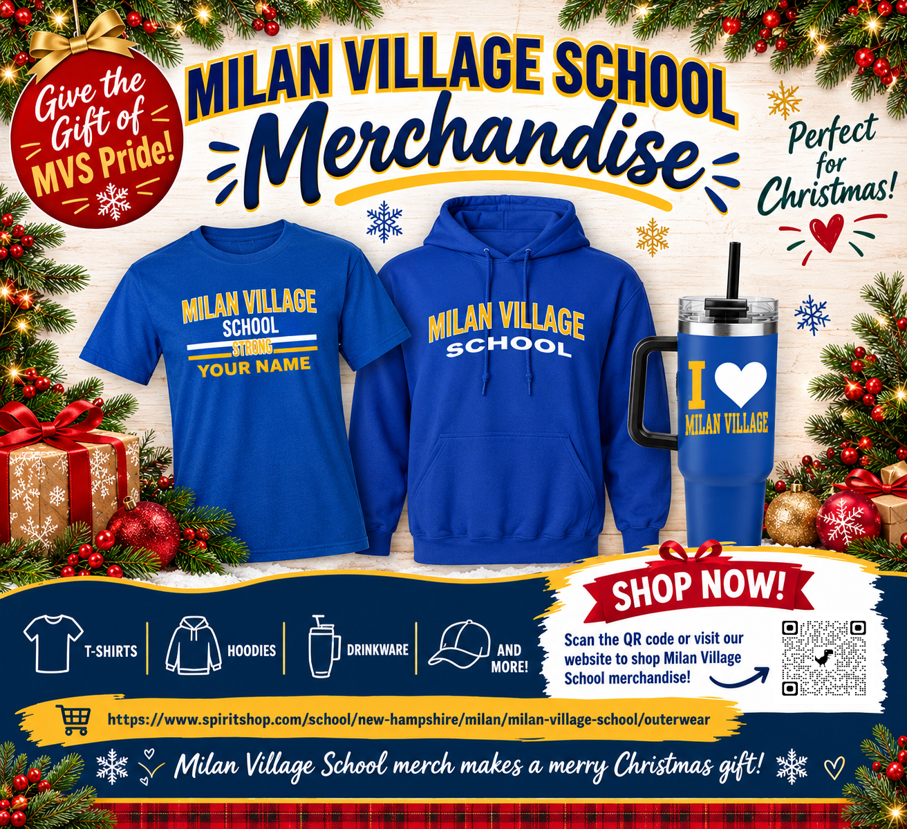 Milan Village School Merch