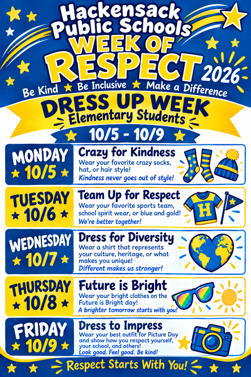 Week of Respect is Coming! 10/5