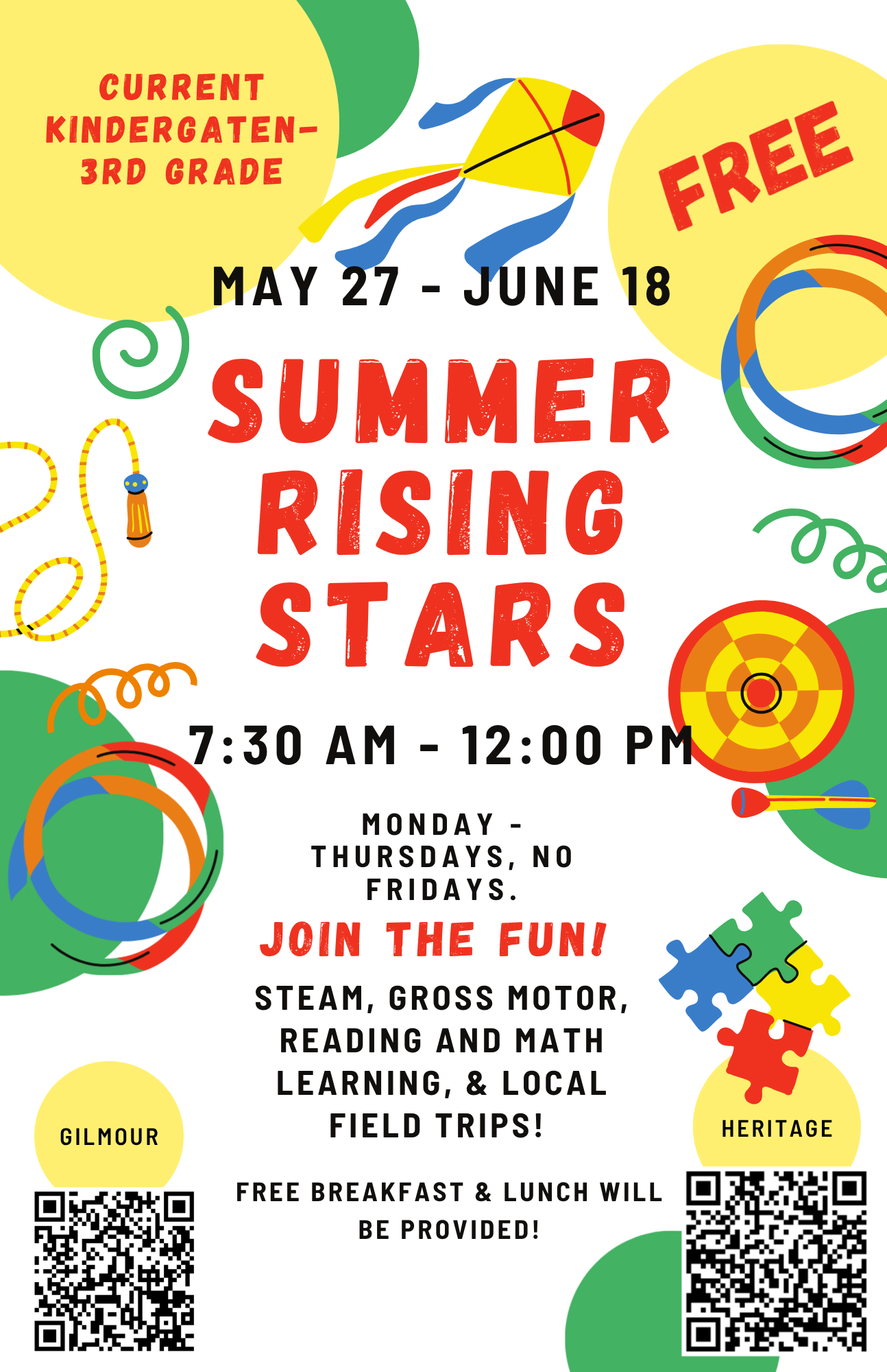 Don’t Miss Out—Sign Up for Summer Rising STARS Today!
