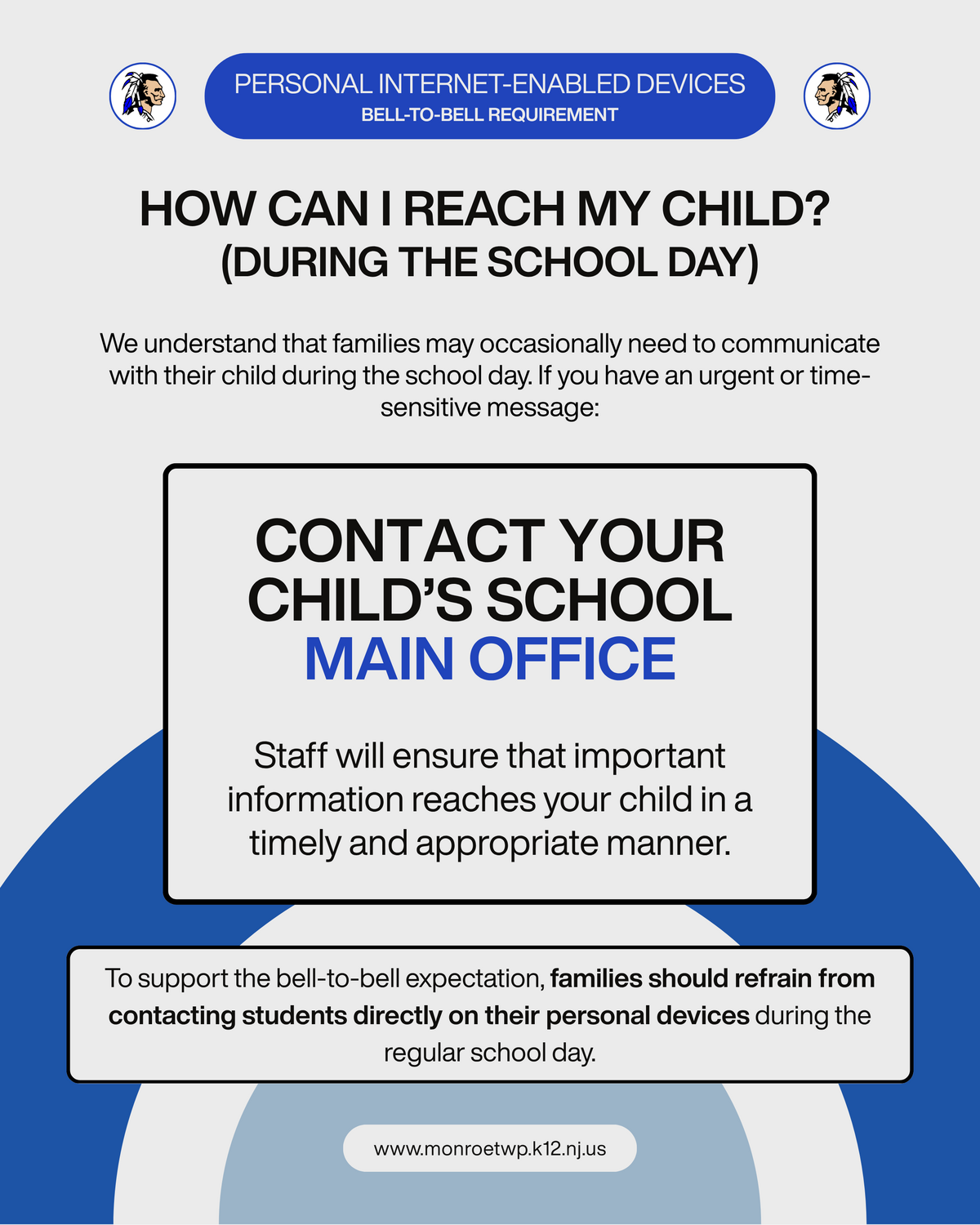 FAMILY REMINDER: Bell-to-Bell Requirement