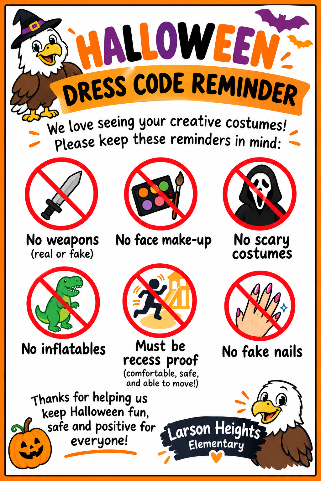 Halloween Costume Dress Code