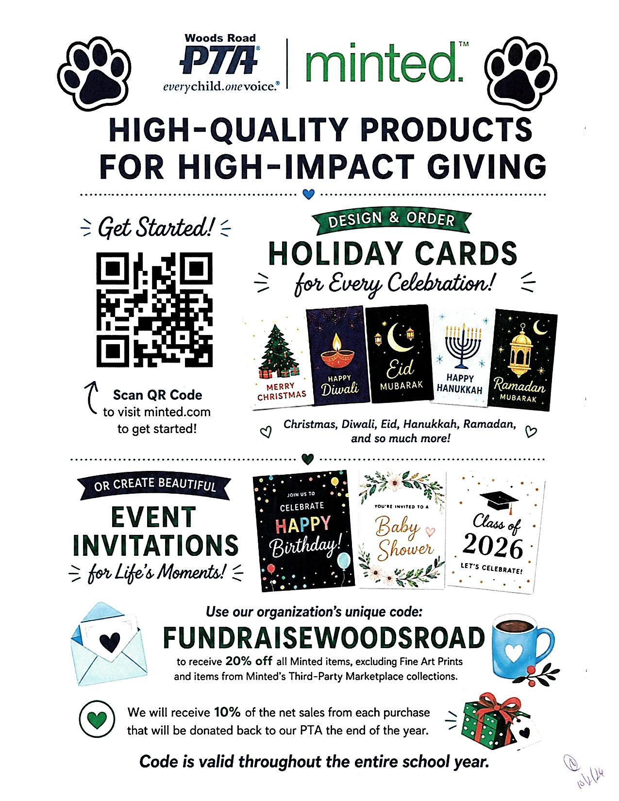 PTA Holiday Card Fundraiser