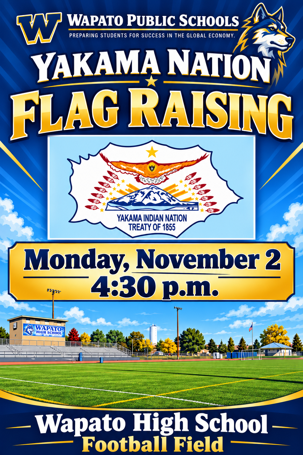 Yakama Nation Flag Raising 