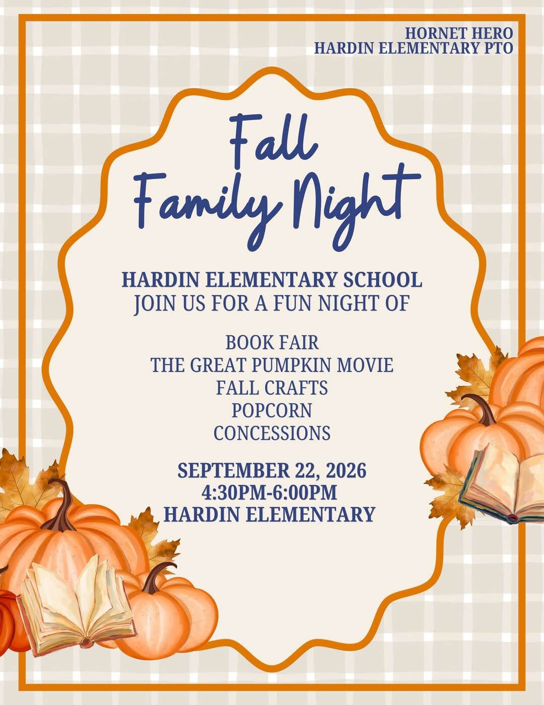 TOMORROW - Come join us for Family Night!! 🎃🧡