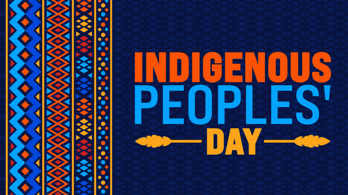 Indigenous People's Day Monday, October 12th 