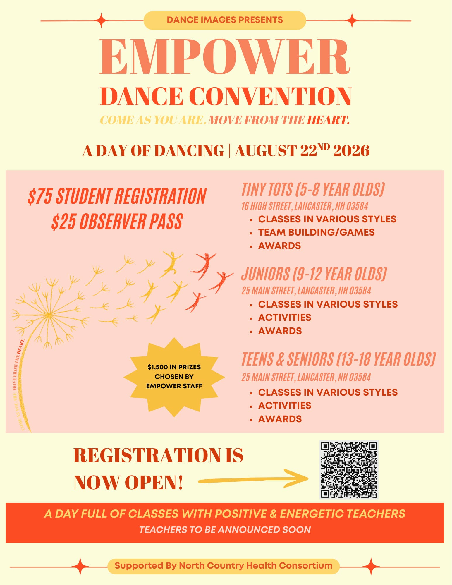 💃 EMPOWER Dance Convention Registration is NOW OPEN! 💃