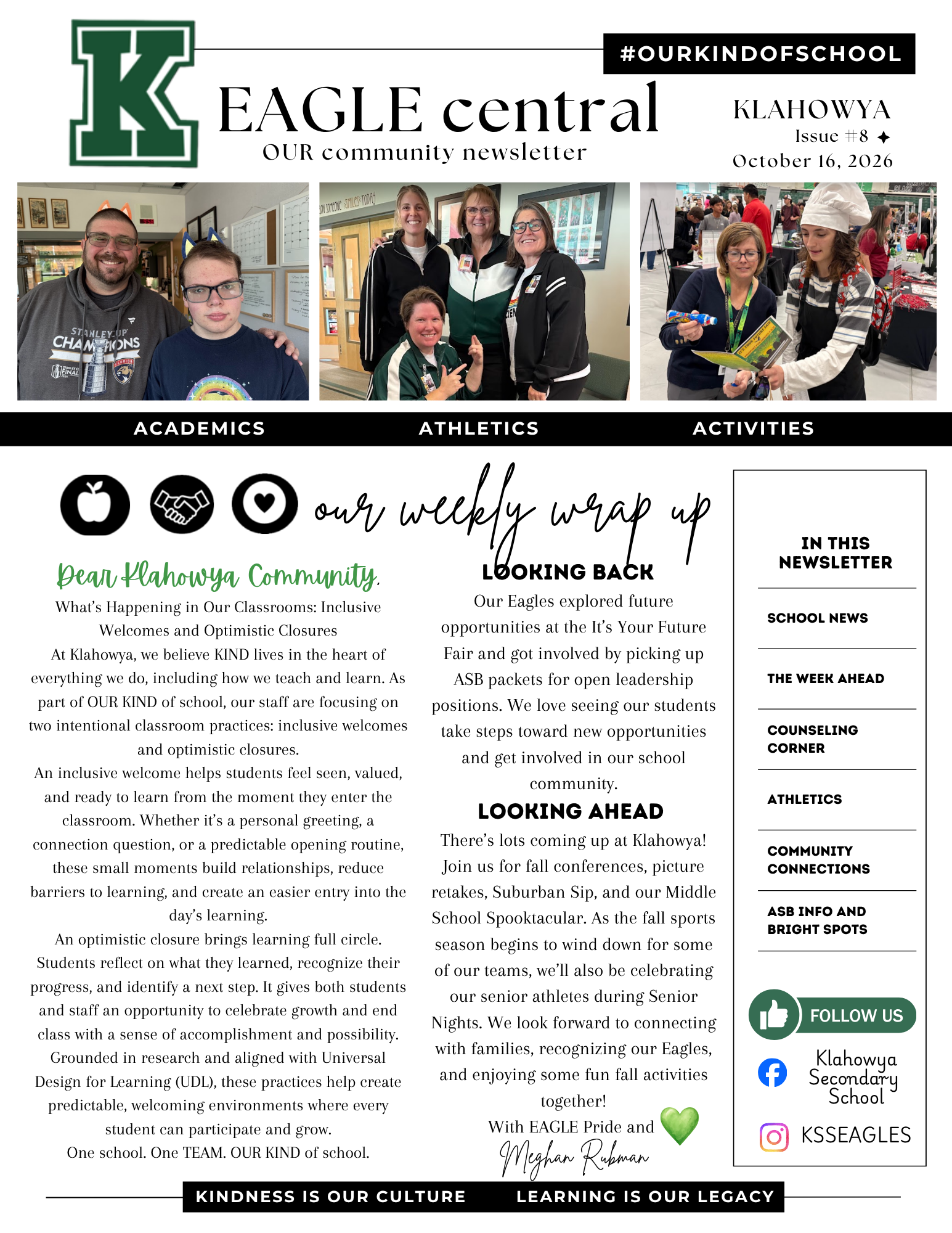 Eagle Central Newsletter