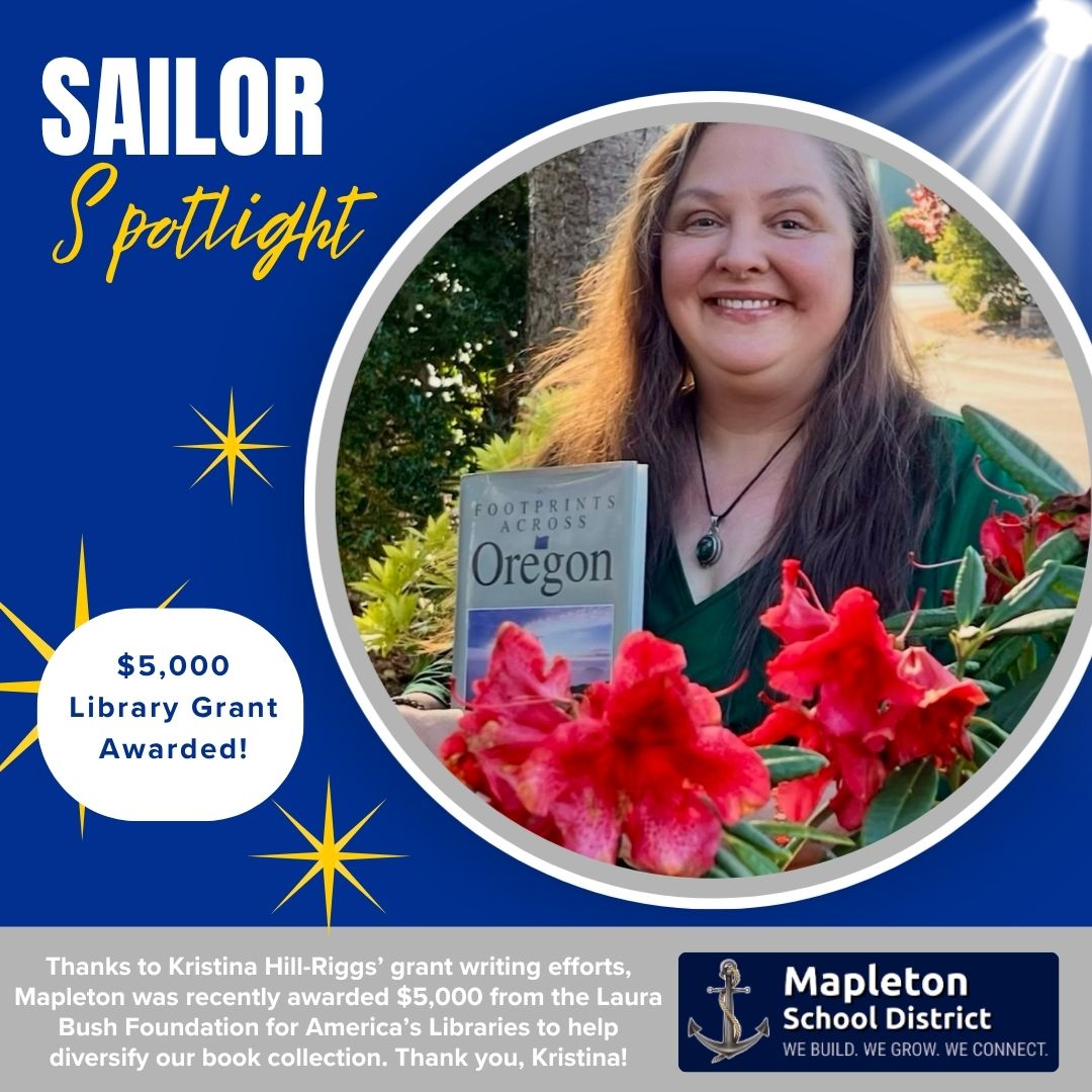 Sailor Spotlight: $5,000 Library Grant Awarded