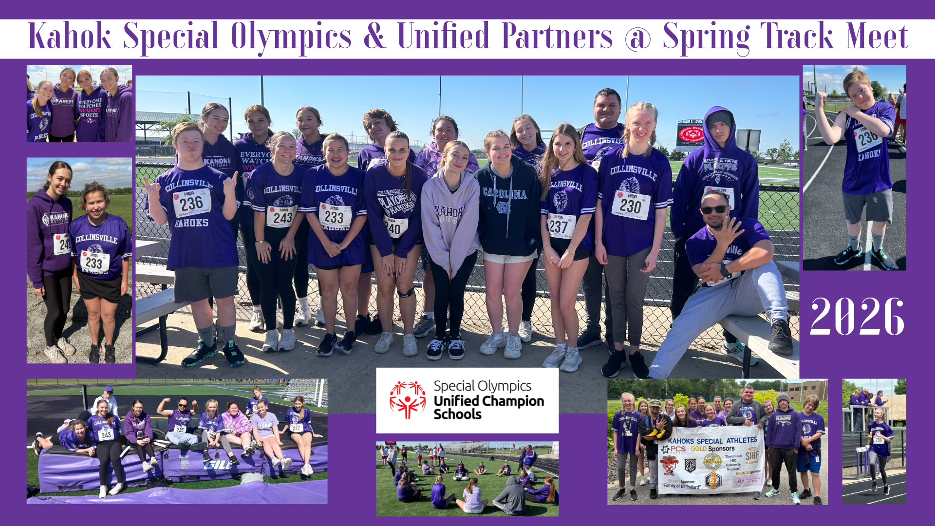 Kahok Athletes Shine at Spring Unified Track & Field Event