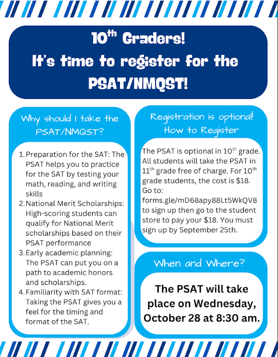 PSAT Important Information... Please Read!