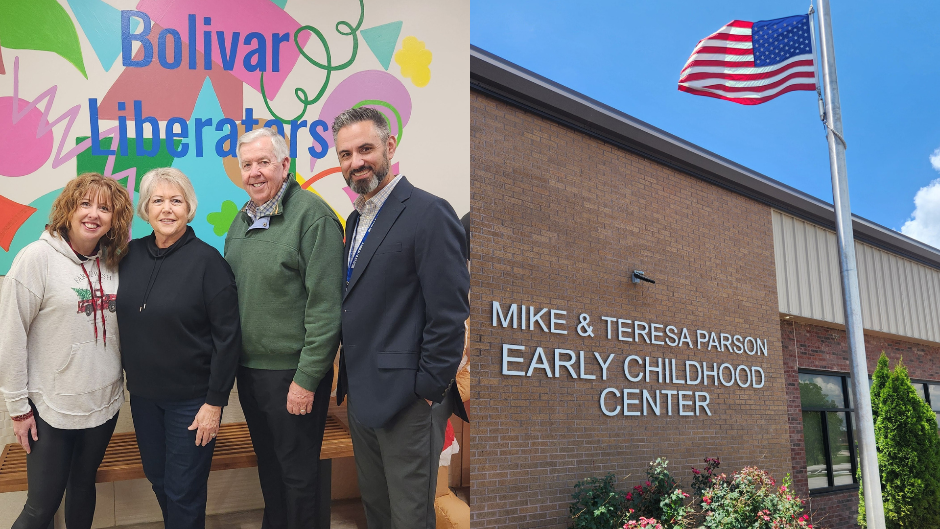 ECLC Renamed the Mike and Teresa Parson Early Childhood Center