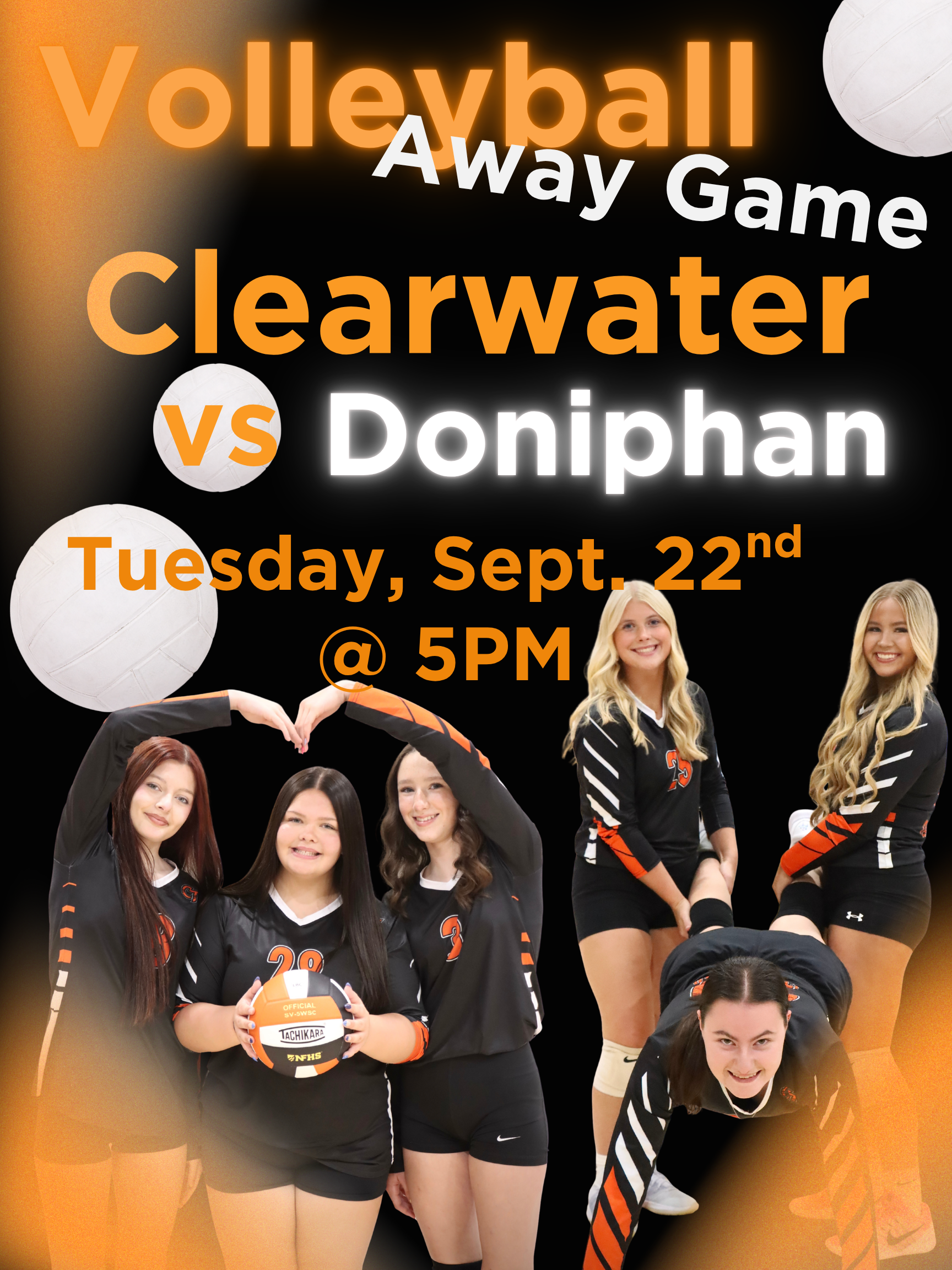 HS Volleyball Game @ Doniphan-Tuesday, Sept. 22nd 