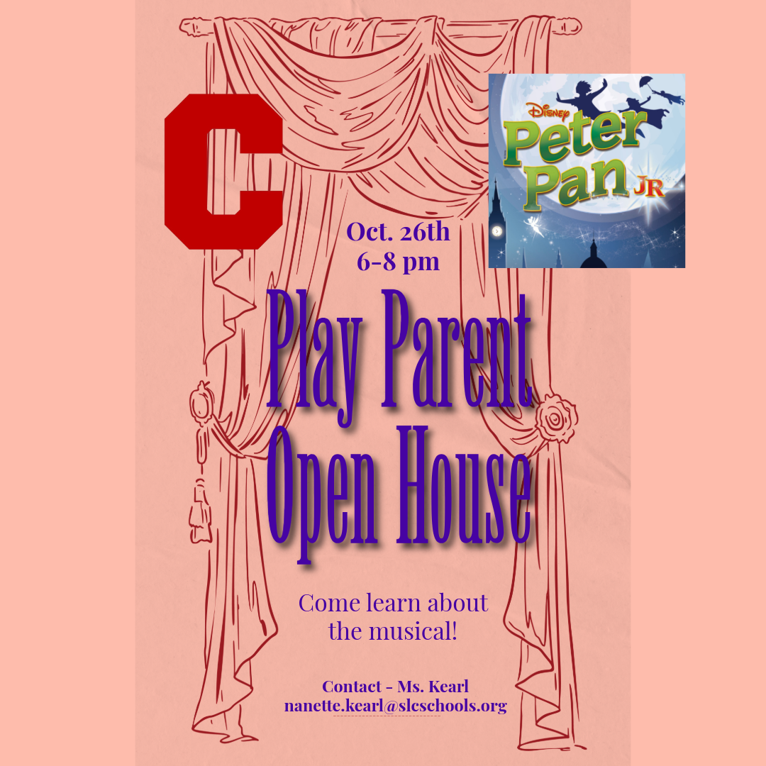 Clayton Play Parent Open House MONDAY