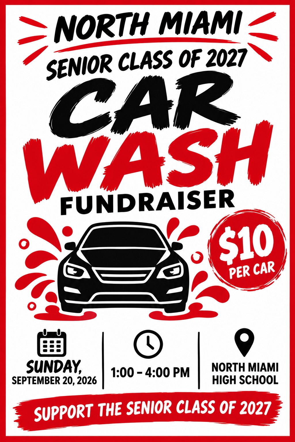 Senior Class Car Wash