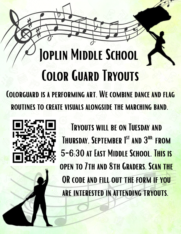 Middle School Color Guard Tryouts