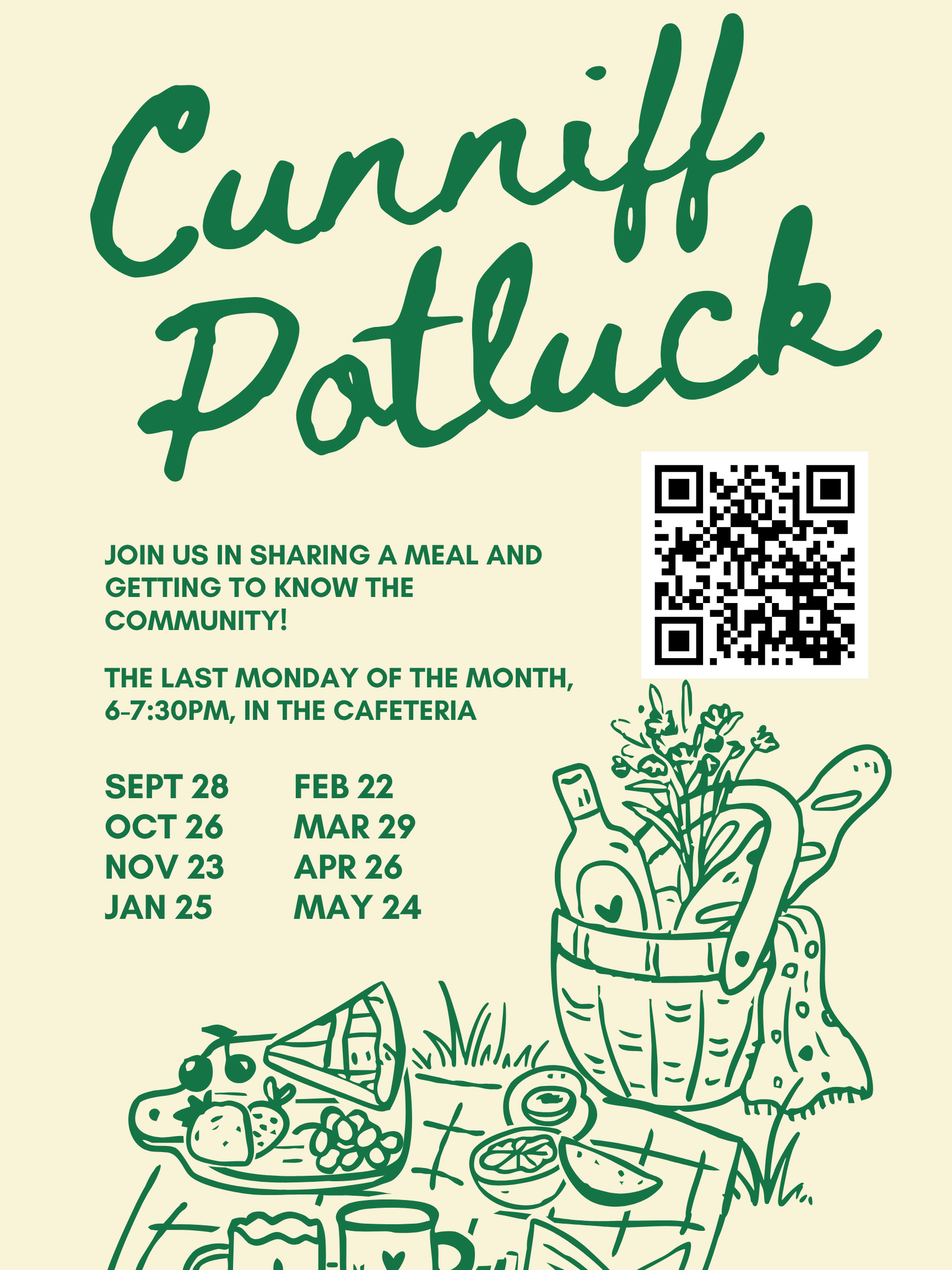 October DBC Potluck 10/26 - SIGNUP BELOW