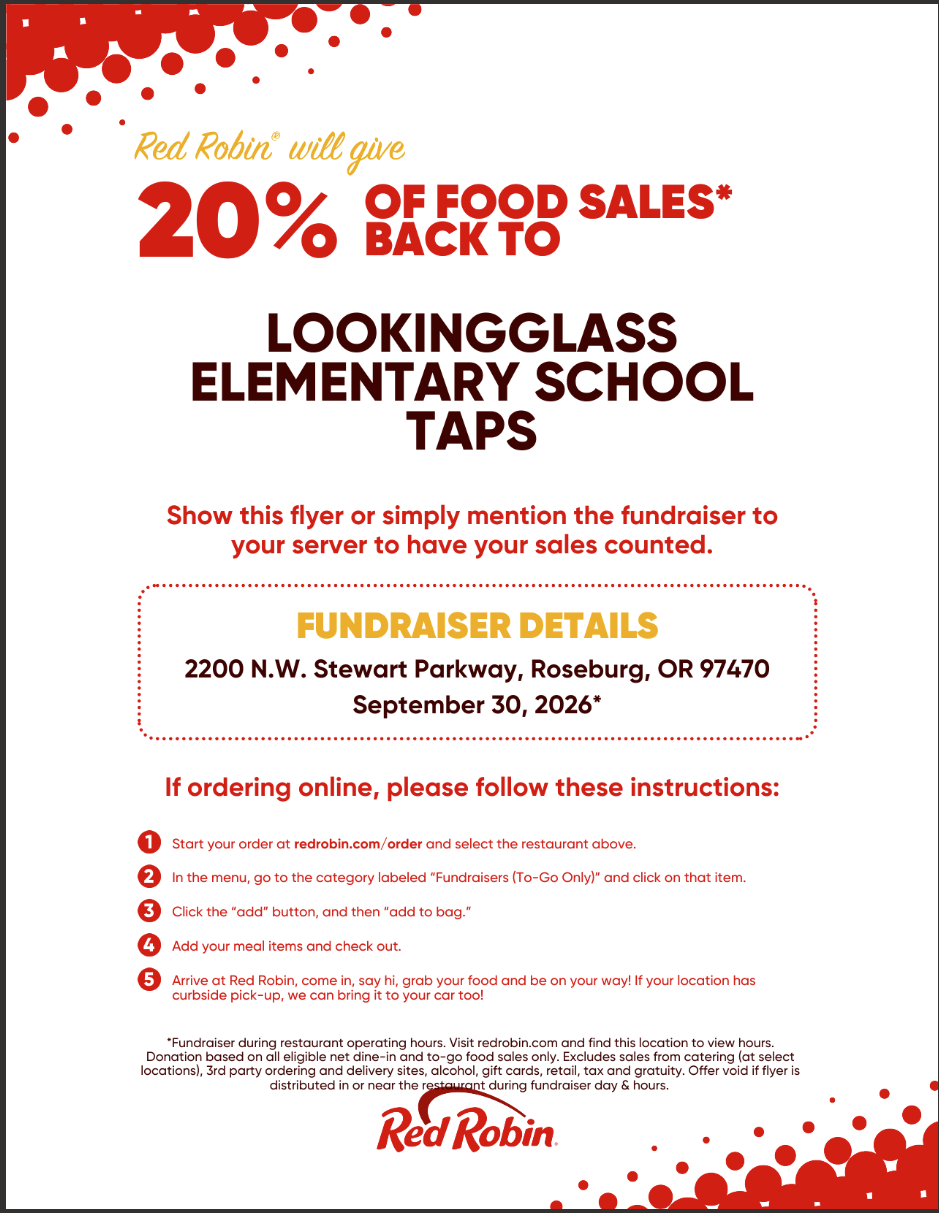 Fundraiser Wednesday September 30th 