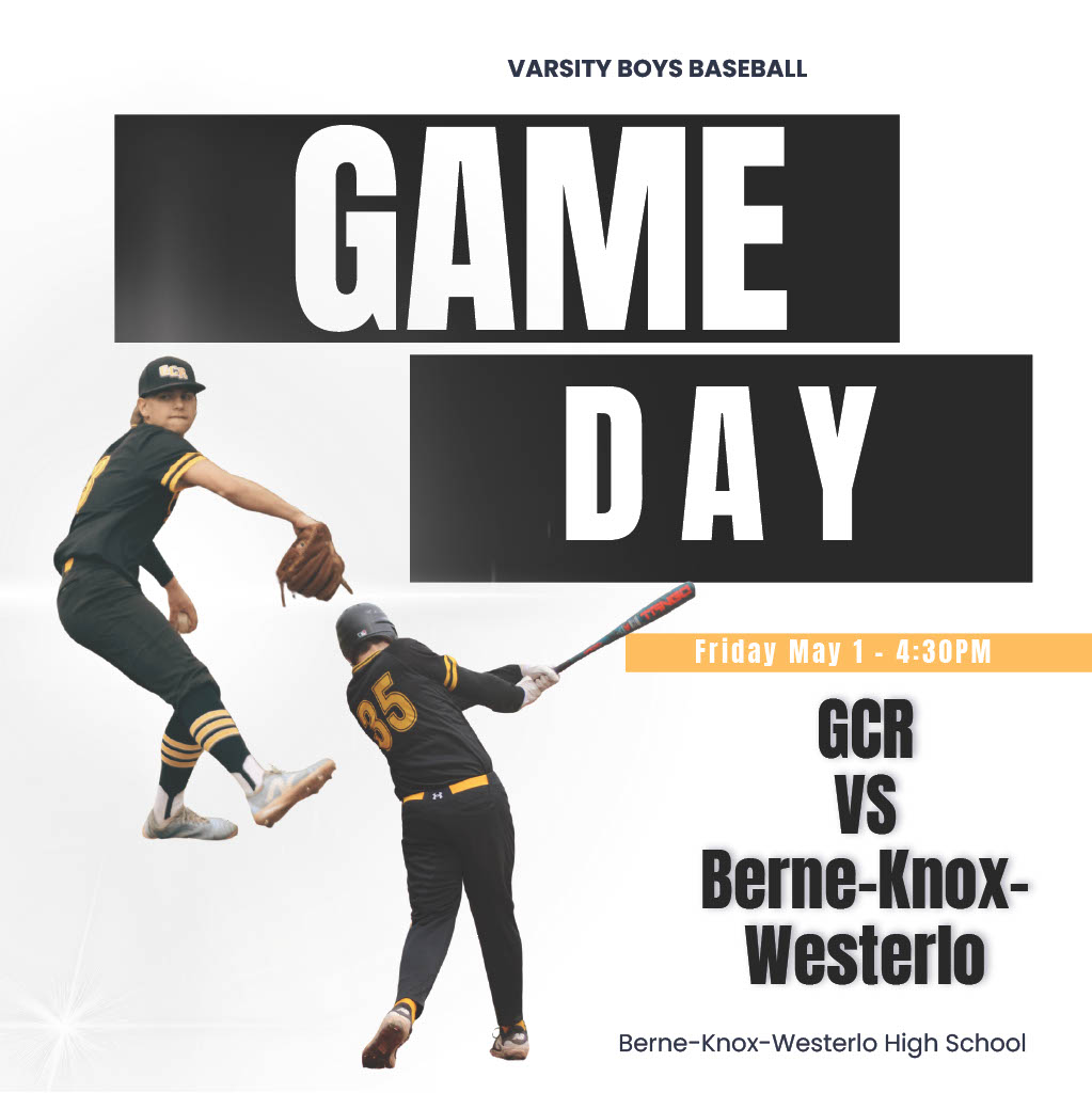 Game Day: 5/1/26 Varsity Boys Baseball @Berne-Knox-Westerlo
