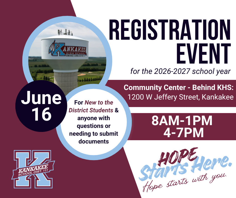 Registration Event on Tuesday, June 16th 