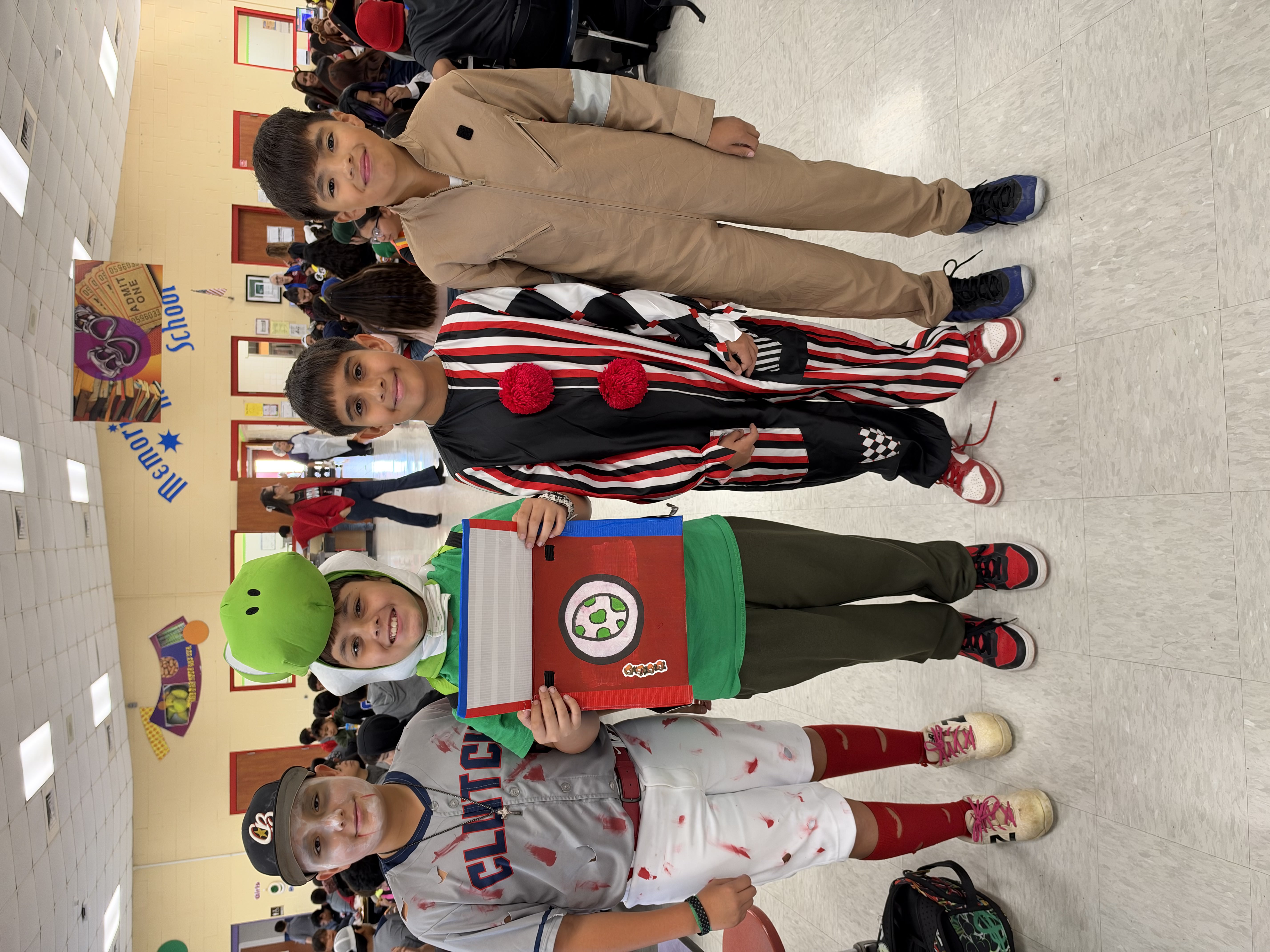 🎃👻 What an exciting day at Memorial Middle School! ❤️🖤