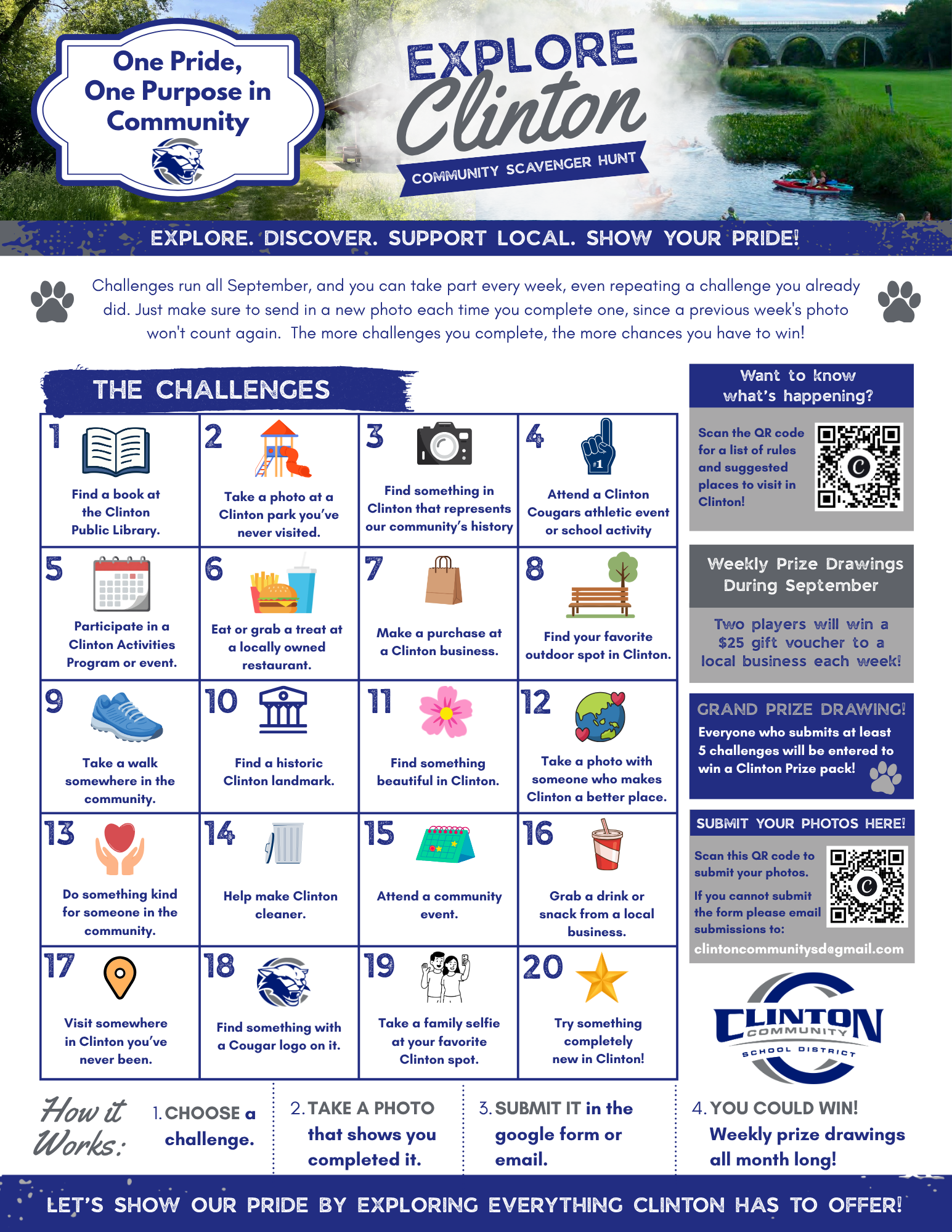 Clinton Community Scavenger Hunt 