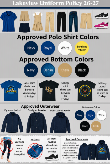 2026-2027 Lakeview Uniform Policy