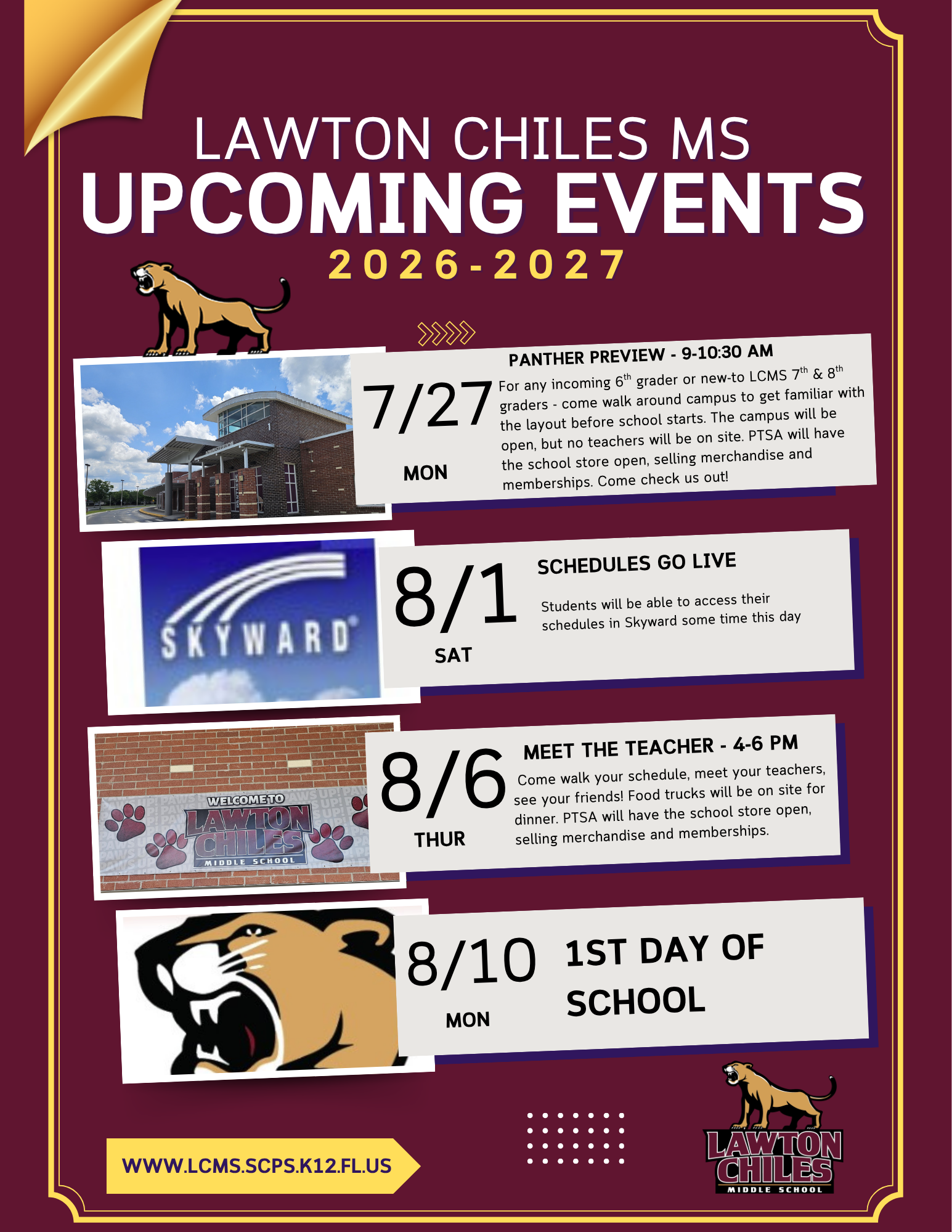 2026-2027 Important Dates 