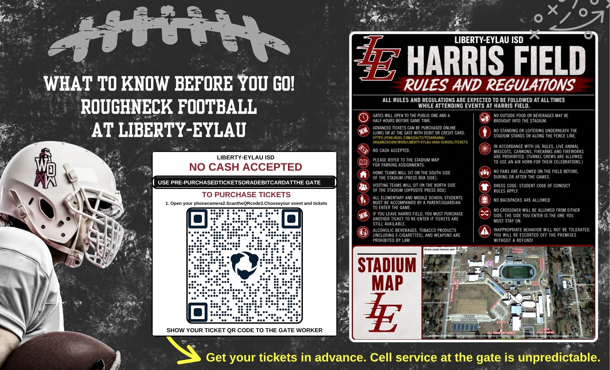 Football Games at Liberty-Eylau - Information