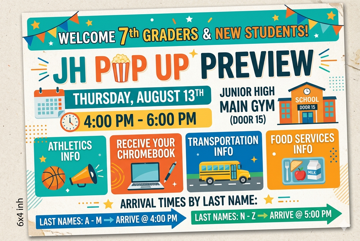 JH Pop Up Preview!