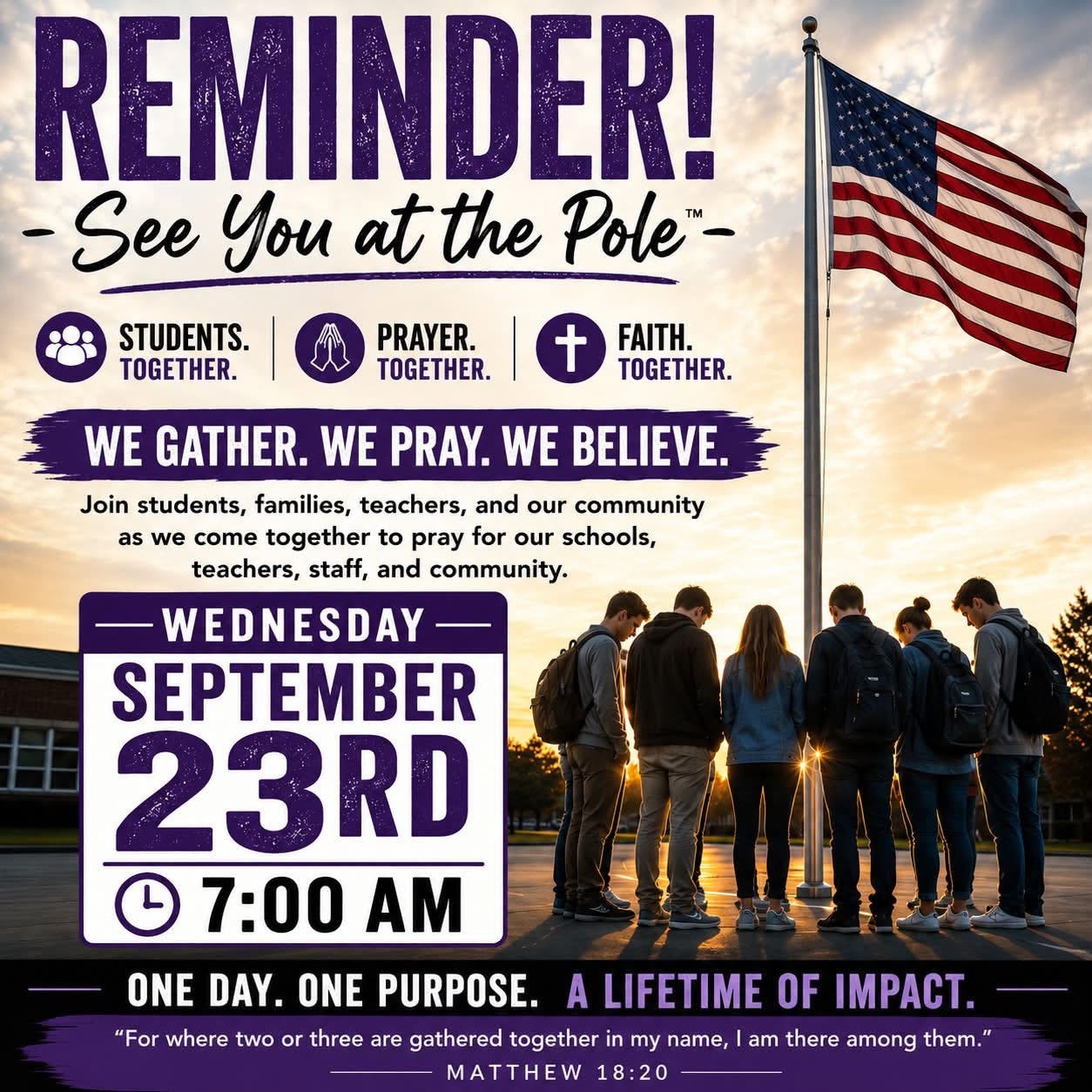 Reminder- See you at the Pole