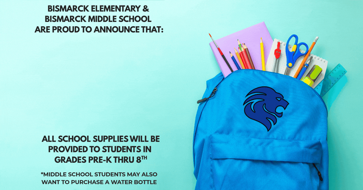 SCHOOL SUPPLIES PROVIDED