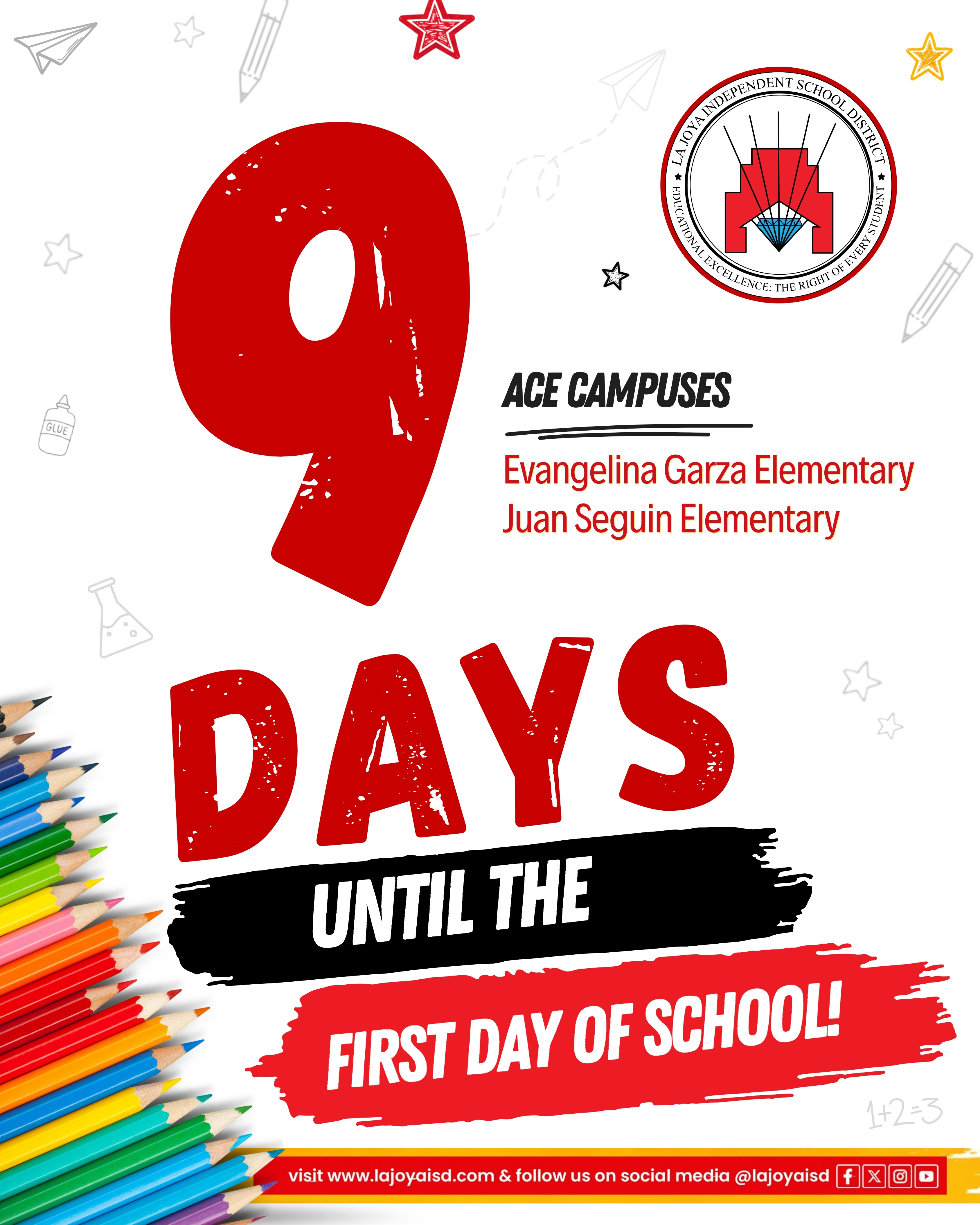 🍎✨ 9 days until the first day of school at our ACE Campuses!