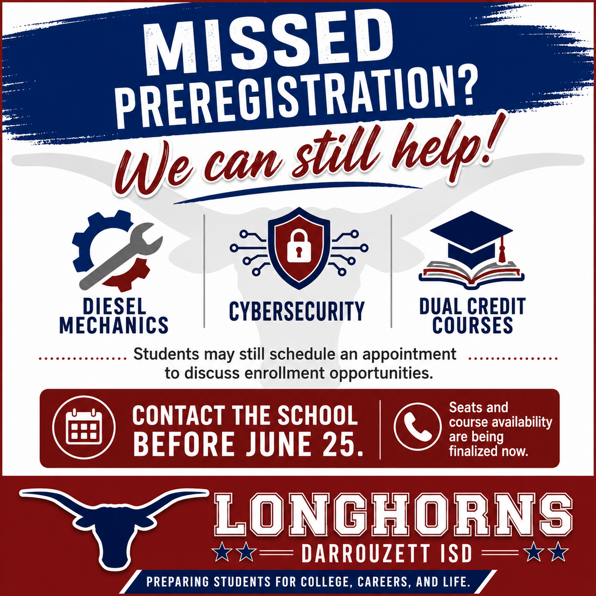 High School Reminder - Happening today & tomorrow! 