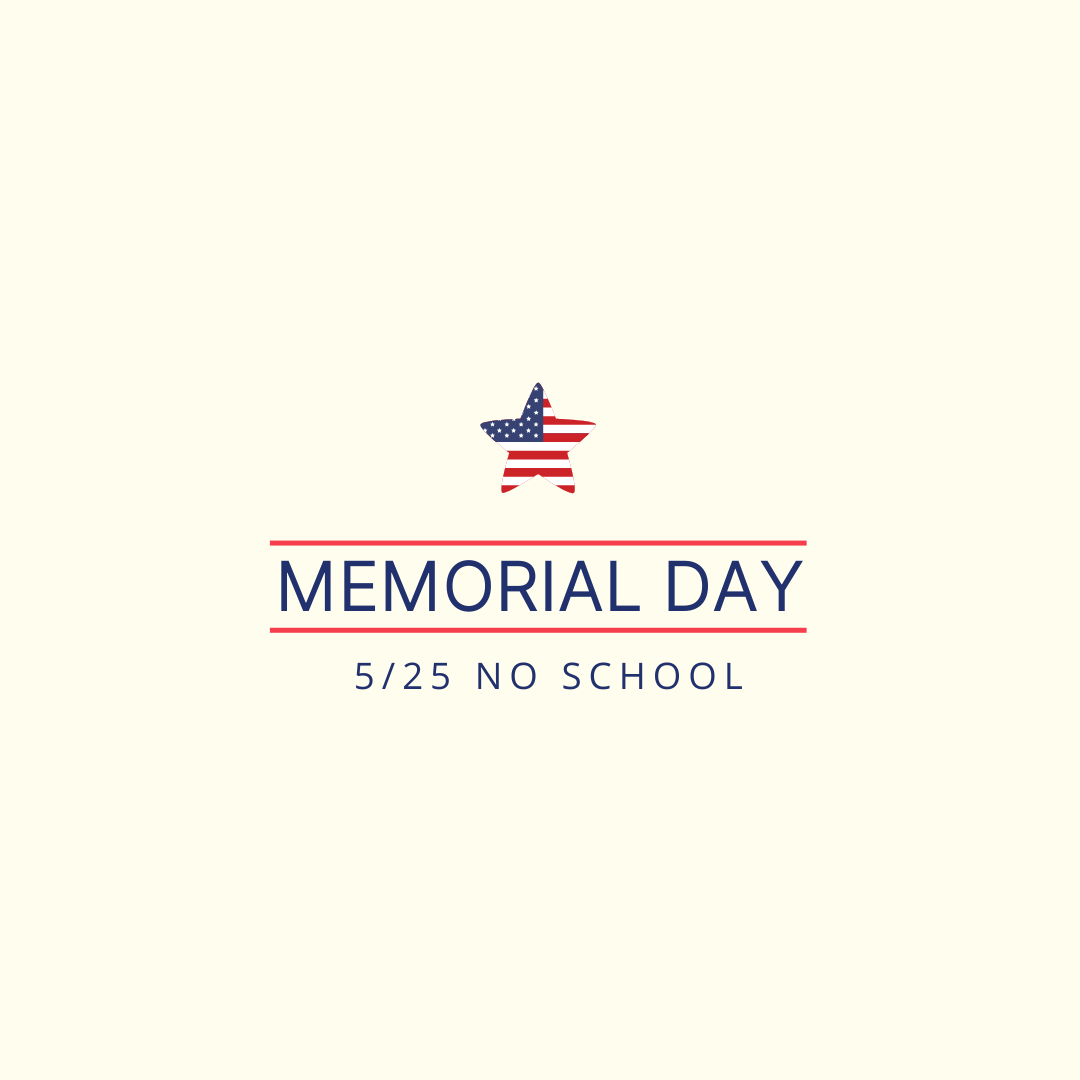 No School 5/25
