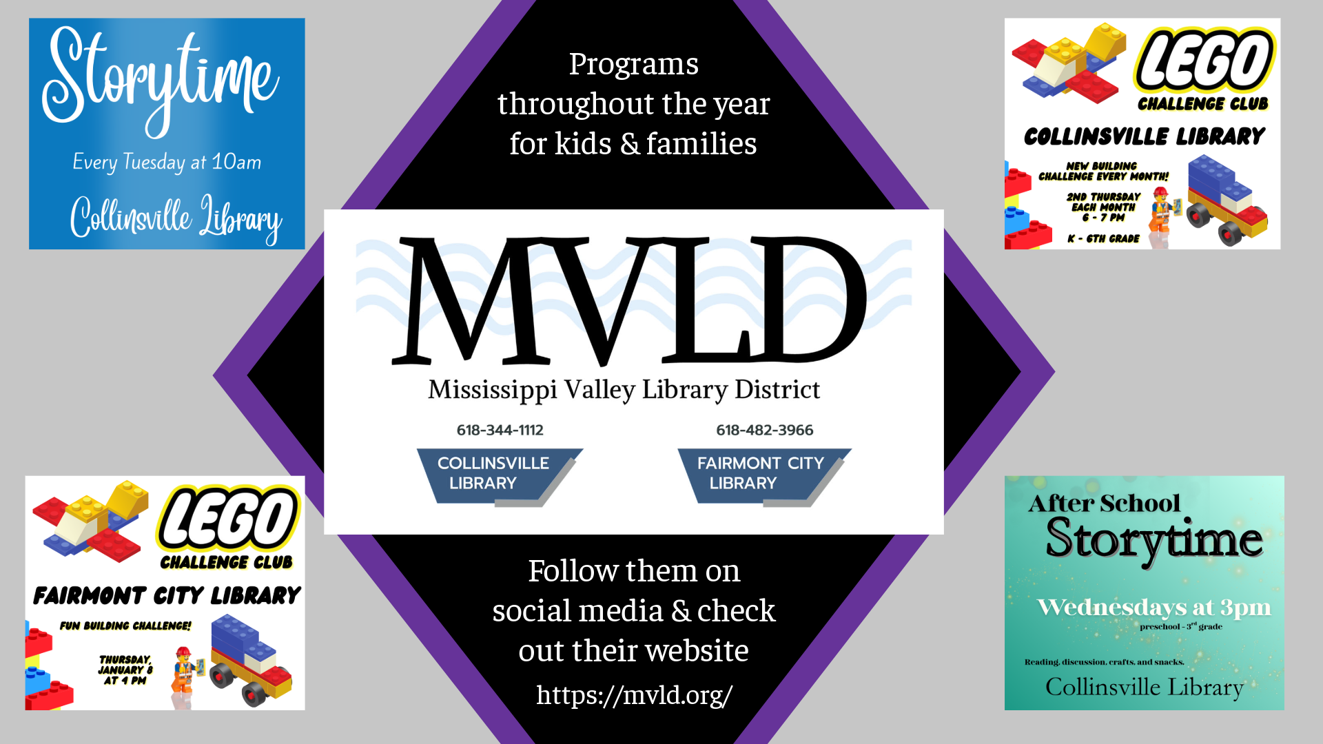 Free Family Fun, Storytimes & LEGO Clubs at Your Local MVLD Library
