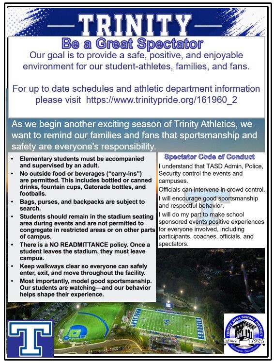 “Be a Great Spectator” 