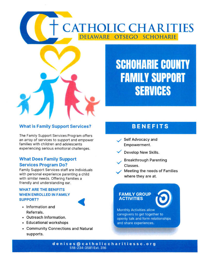 Schoharie County: Catholic Charities Family Support Services