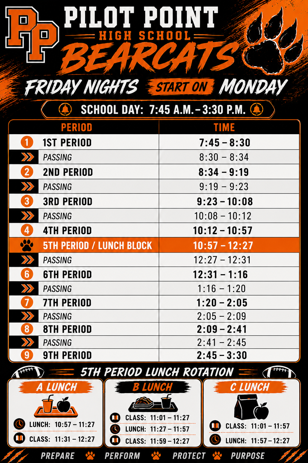PPHS First Day Information – Arrival, Drop-Off, Buses & Student IDs