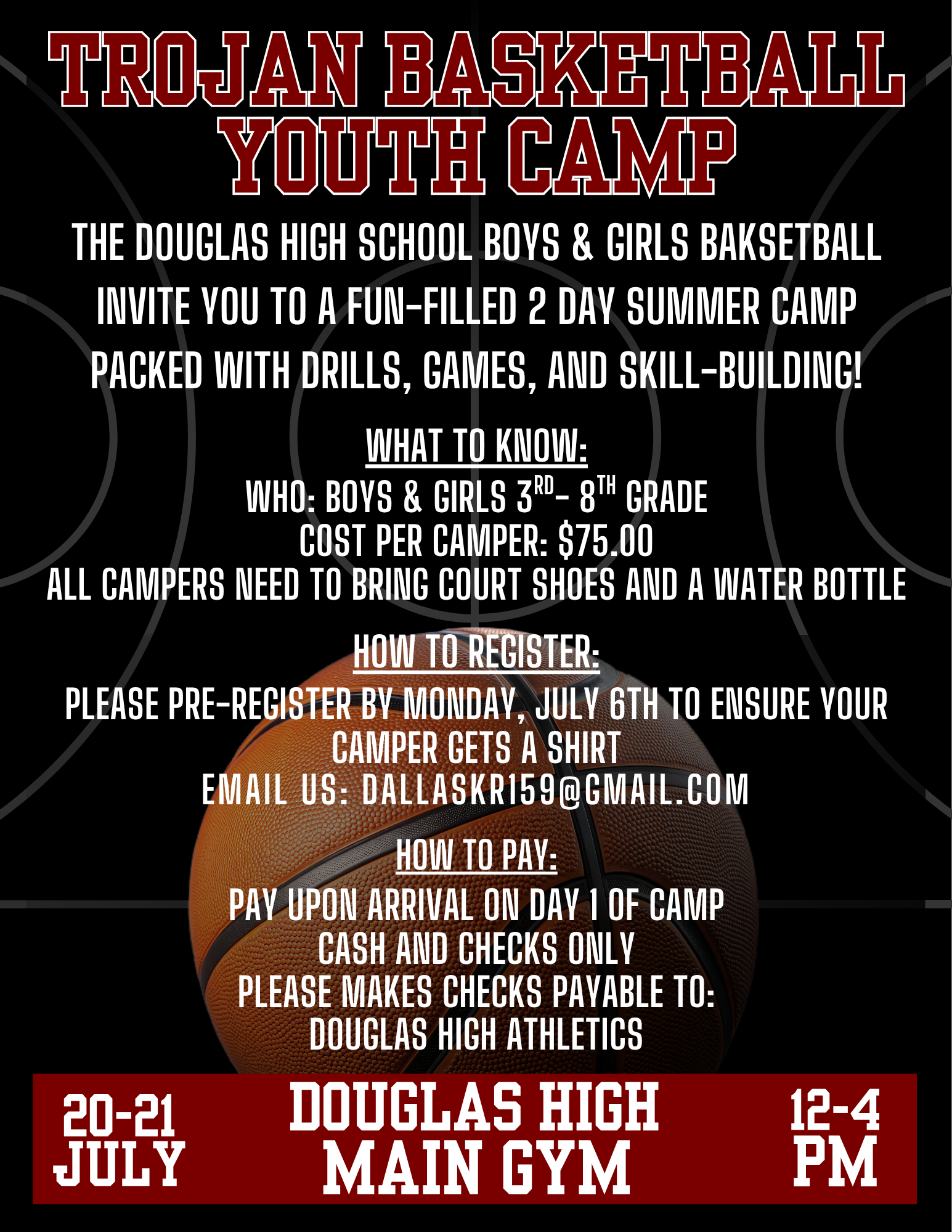 Upcoming Youth Basketball Camp