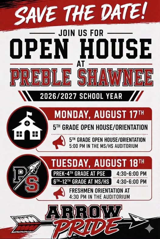 Open House 26-27 School Year