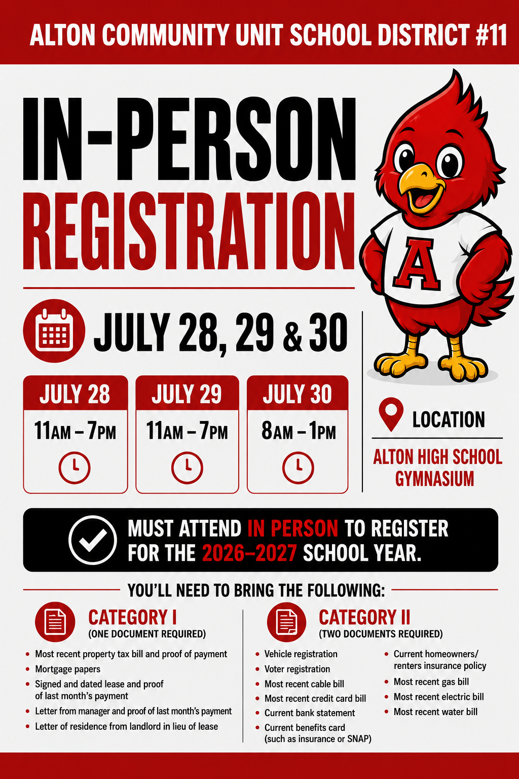 In-Person Registratoin