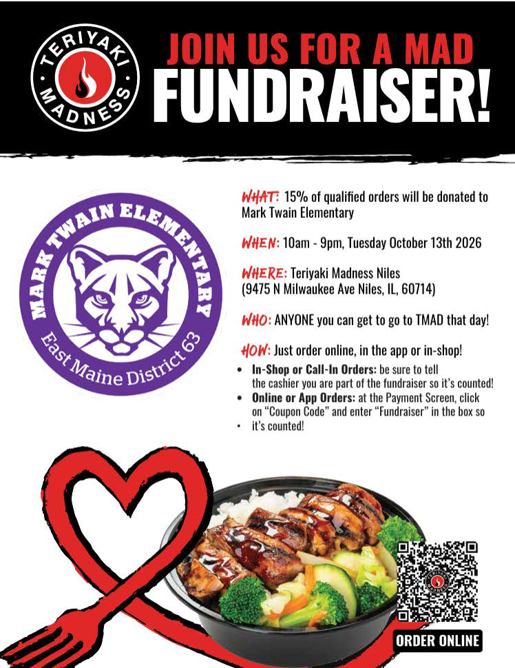 Mark Twain PTO Teriyaki Madness Fundraiser