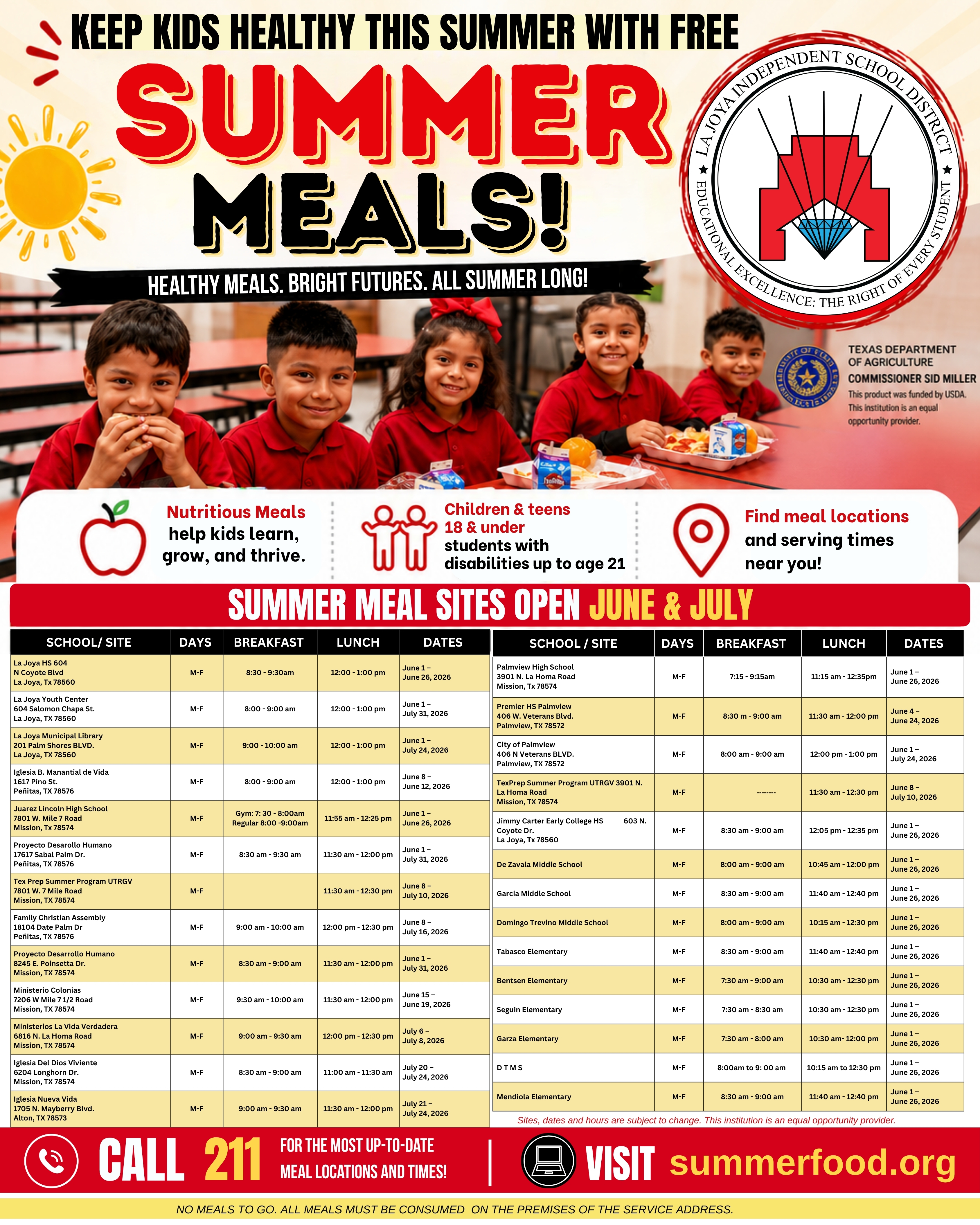 ☀️🍎 FREE SUMMER MEALS ARE HERE! 🍎☀️