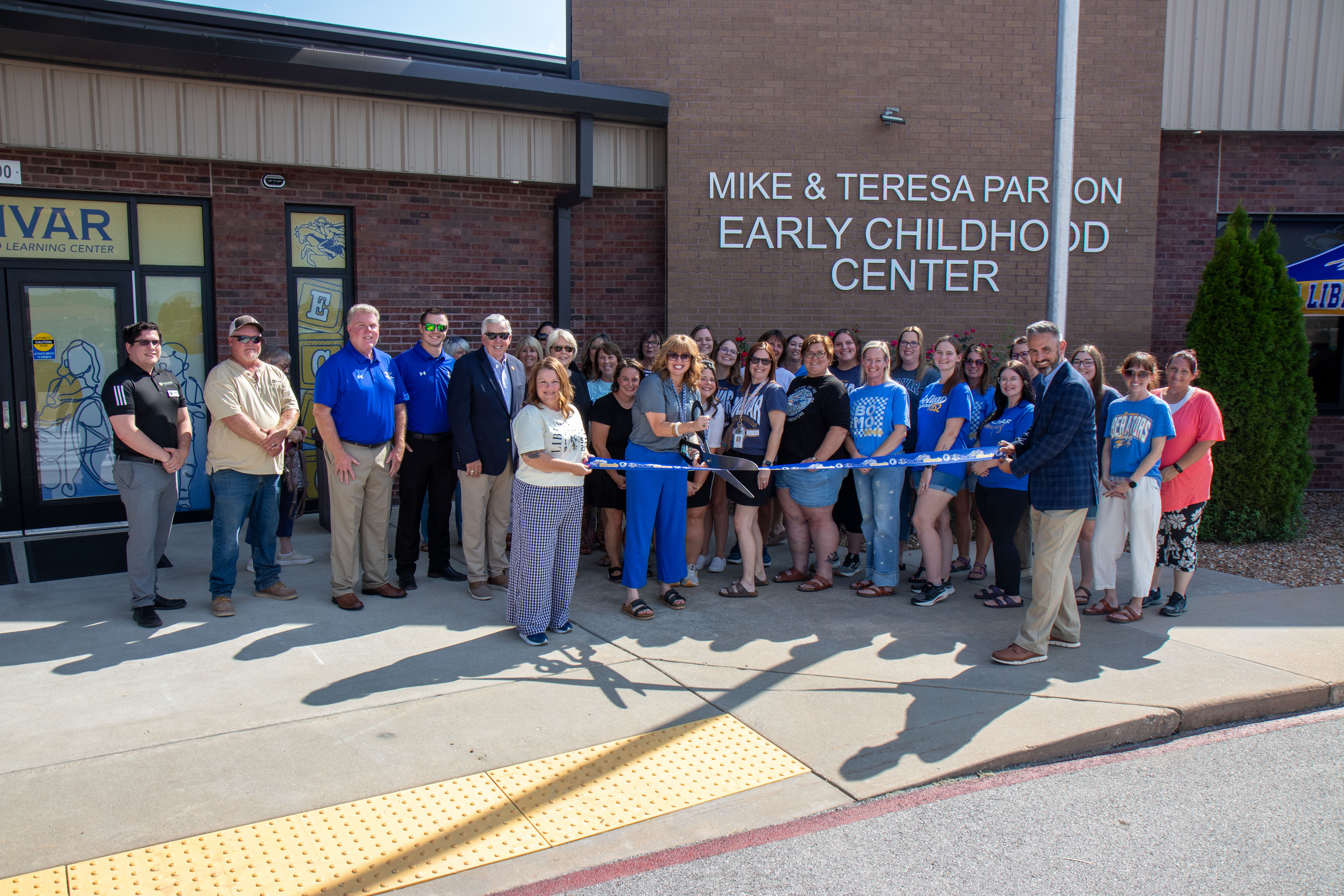 Ribbon-Cutting for New Mike and Teresa Parson Early Childhood Center