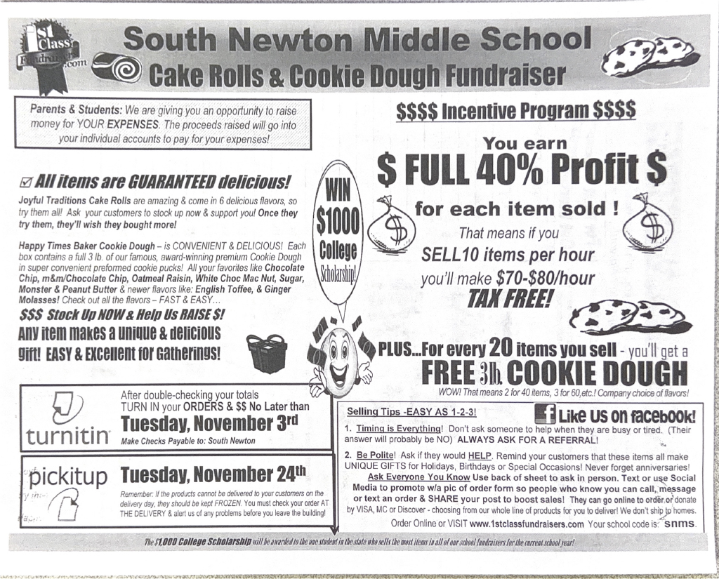 Satisfy Your Sweet Tooth & Support Our Students! 