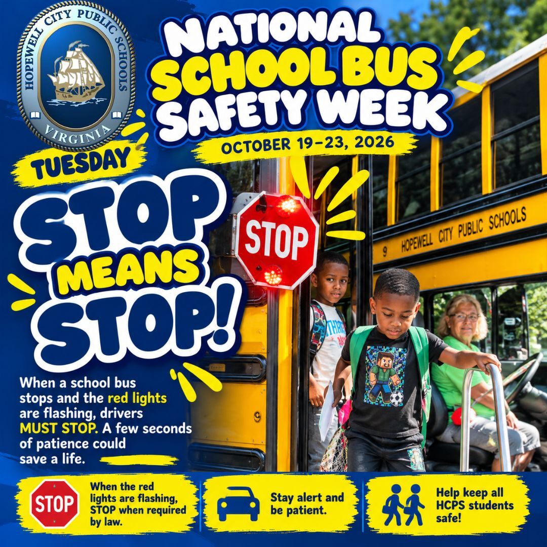 Day 2 of National School Bus Safety Week 
