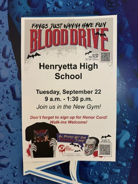 Blood Drive  - Sept. 22